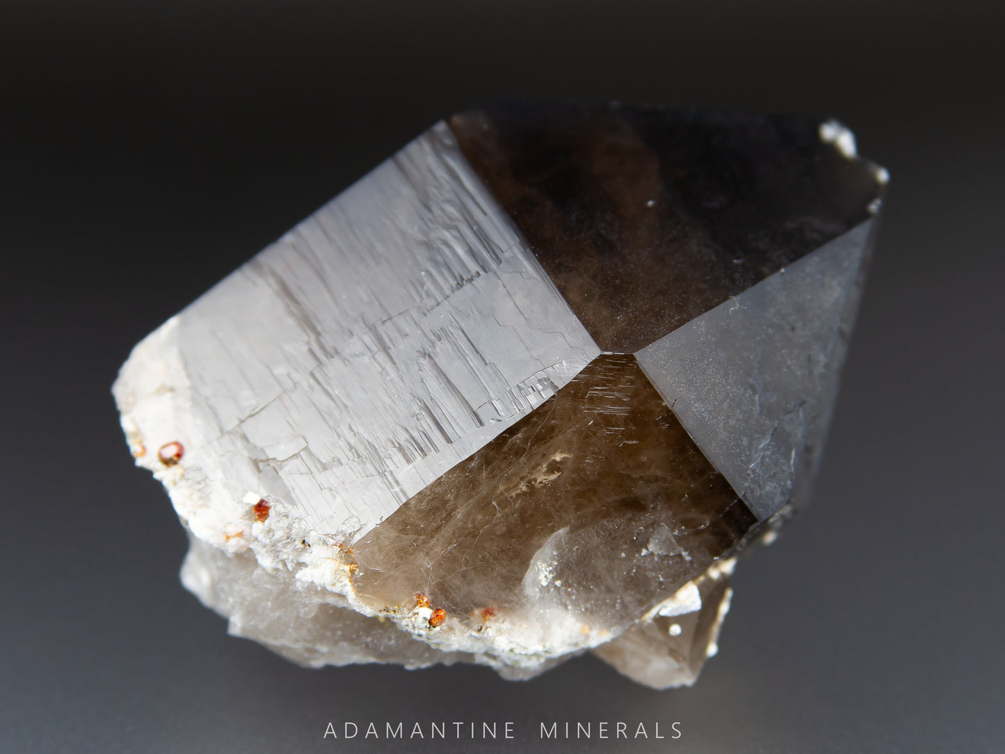 Smoky Quartz & Spessartine Garnet