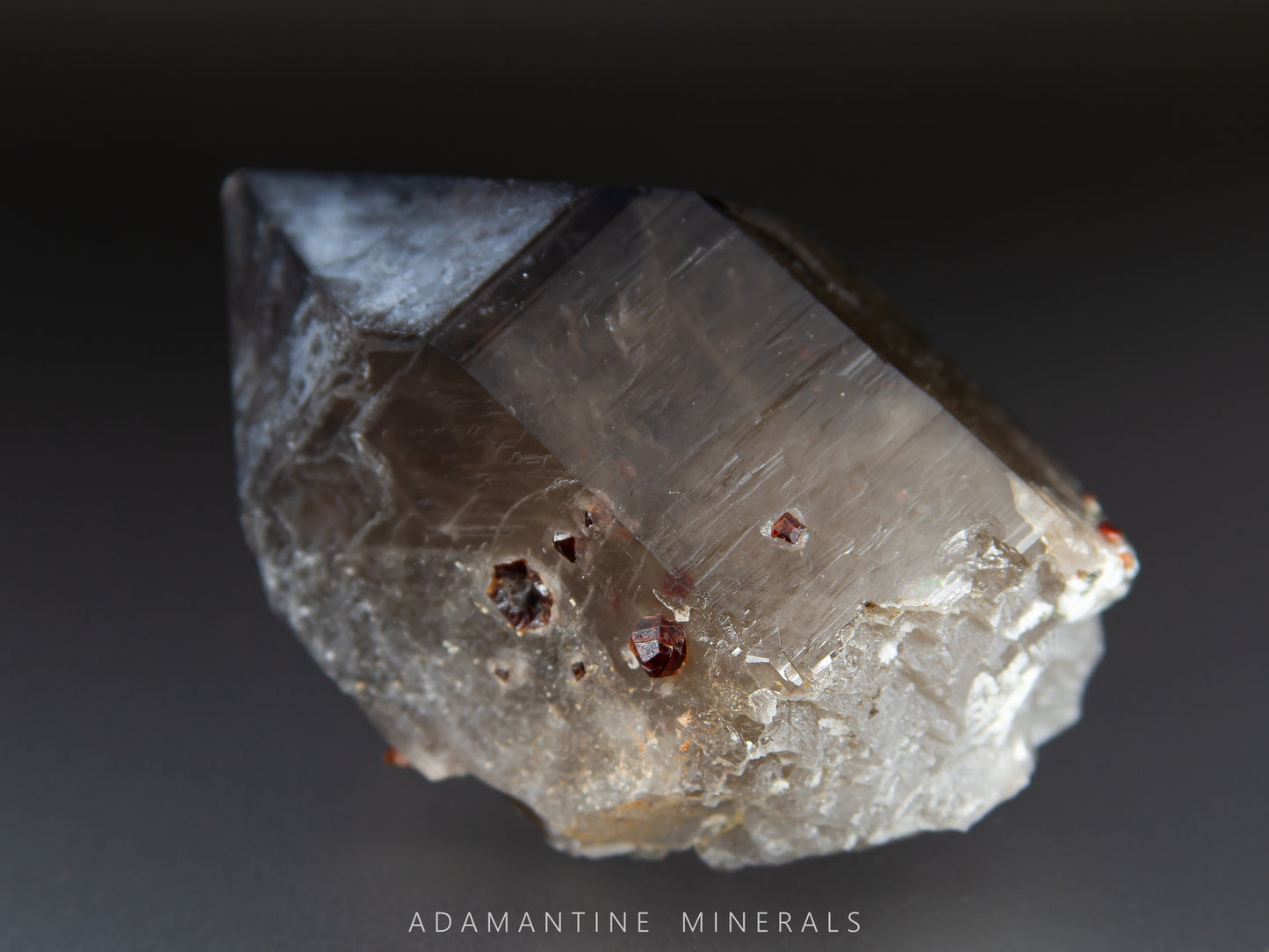 Smoky Quartz & Spessartine Garnet