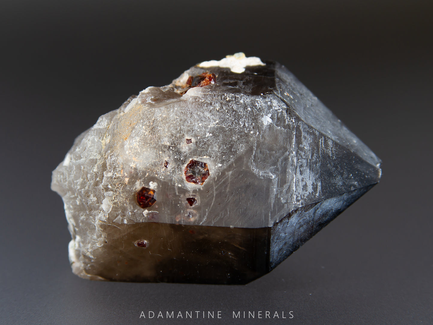 Smoky Quartz & Spessartine Garnet
