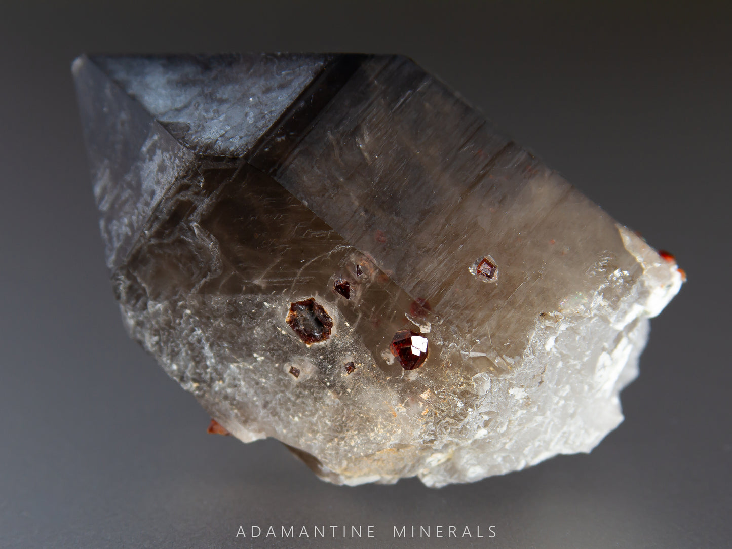 Smoky Quartz & Spessartine Garnet