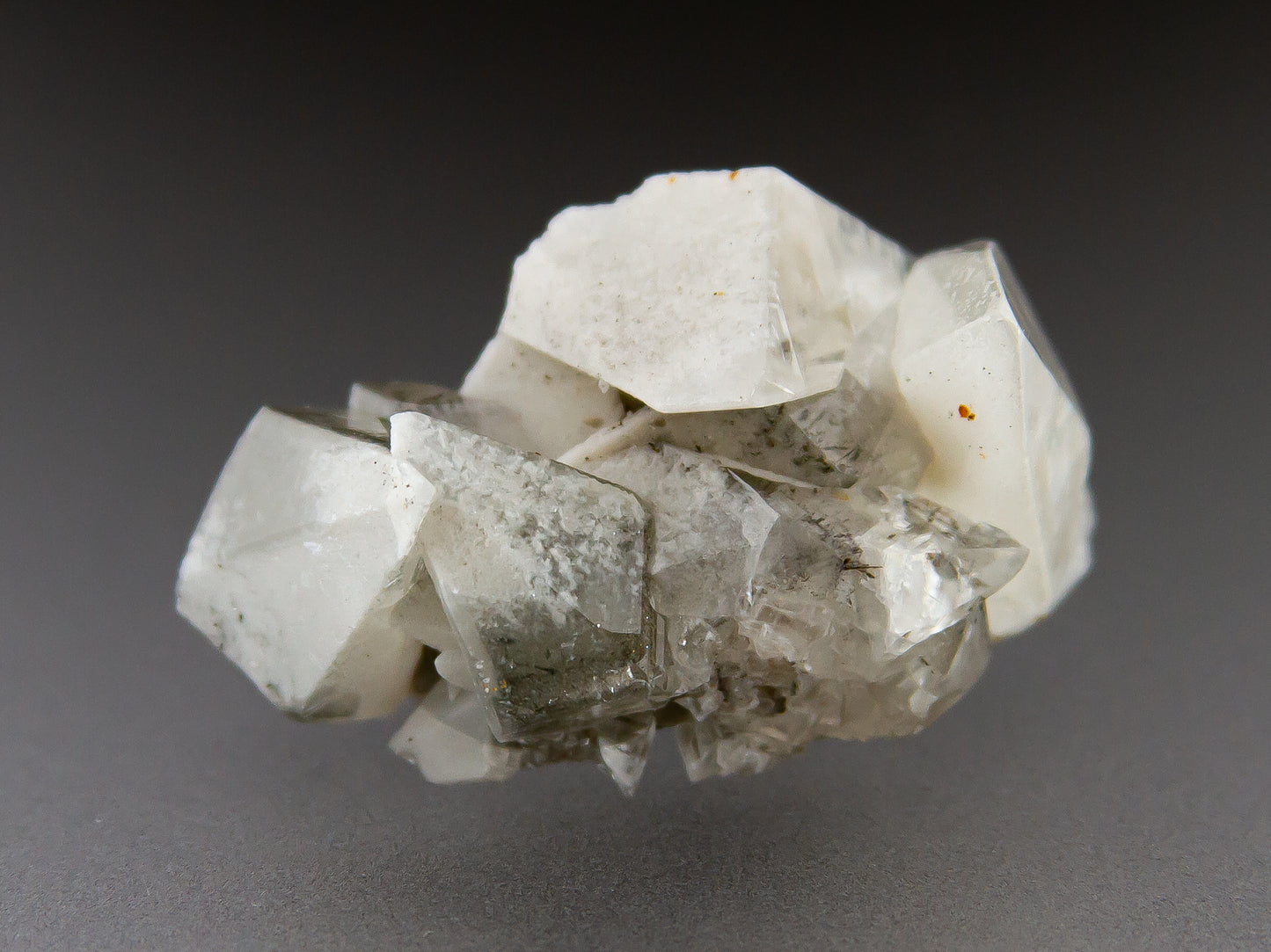 Calcite with Marcasite Inclusions