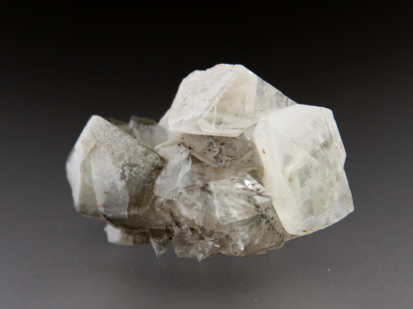 Calcite with Marcasite Inclusions