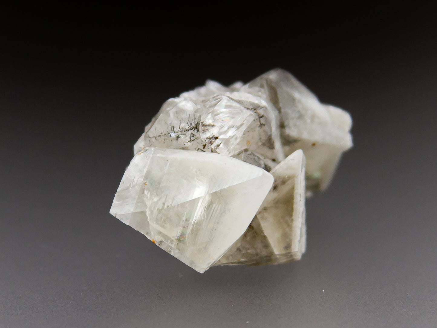 Calcite with Marcasite Inclusions