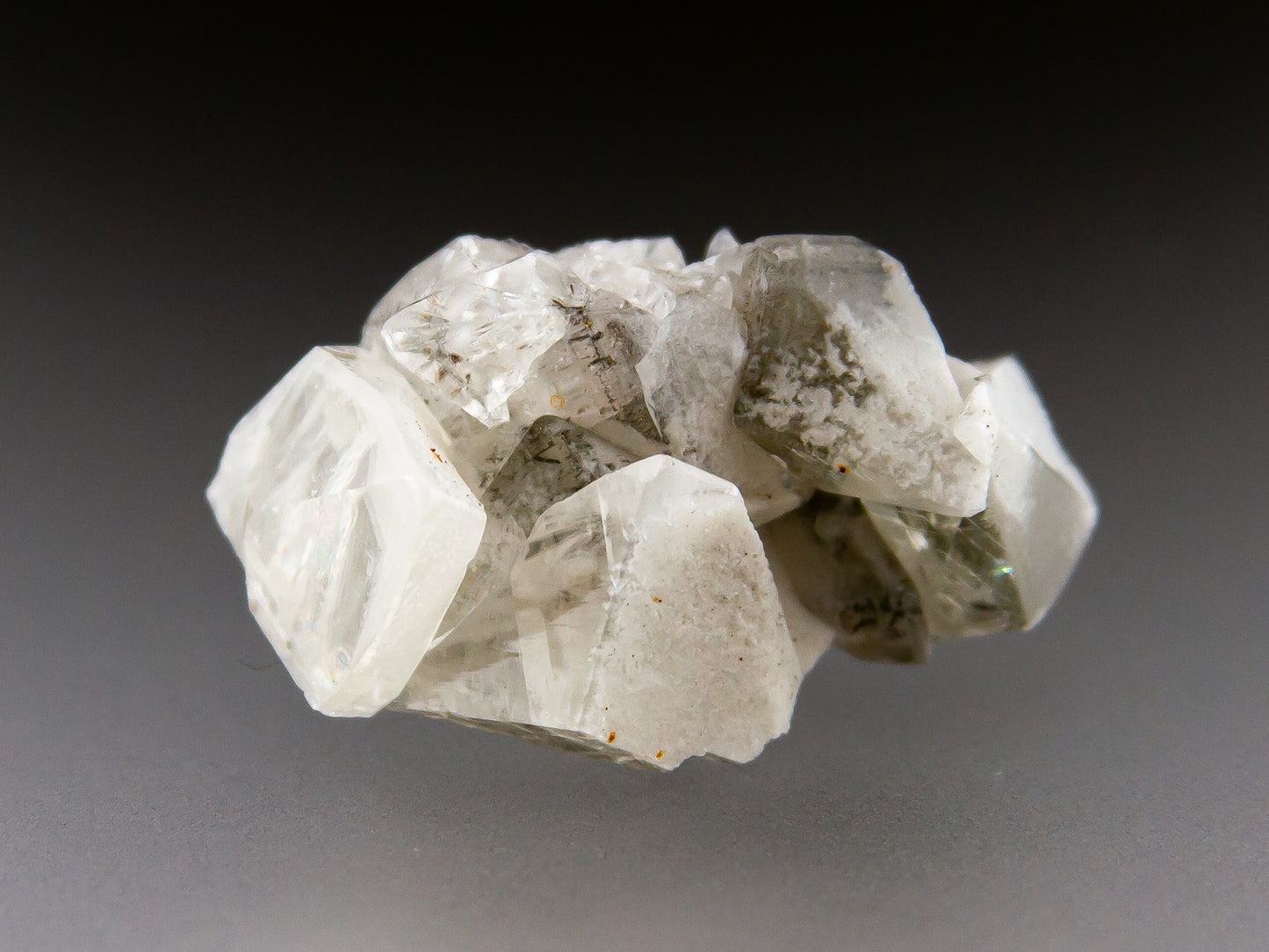 Calcite with Marcasite Inclusions