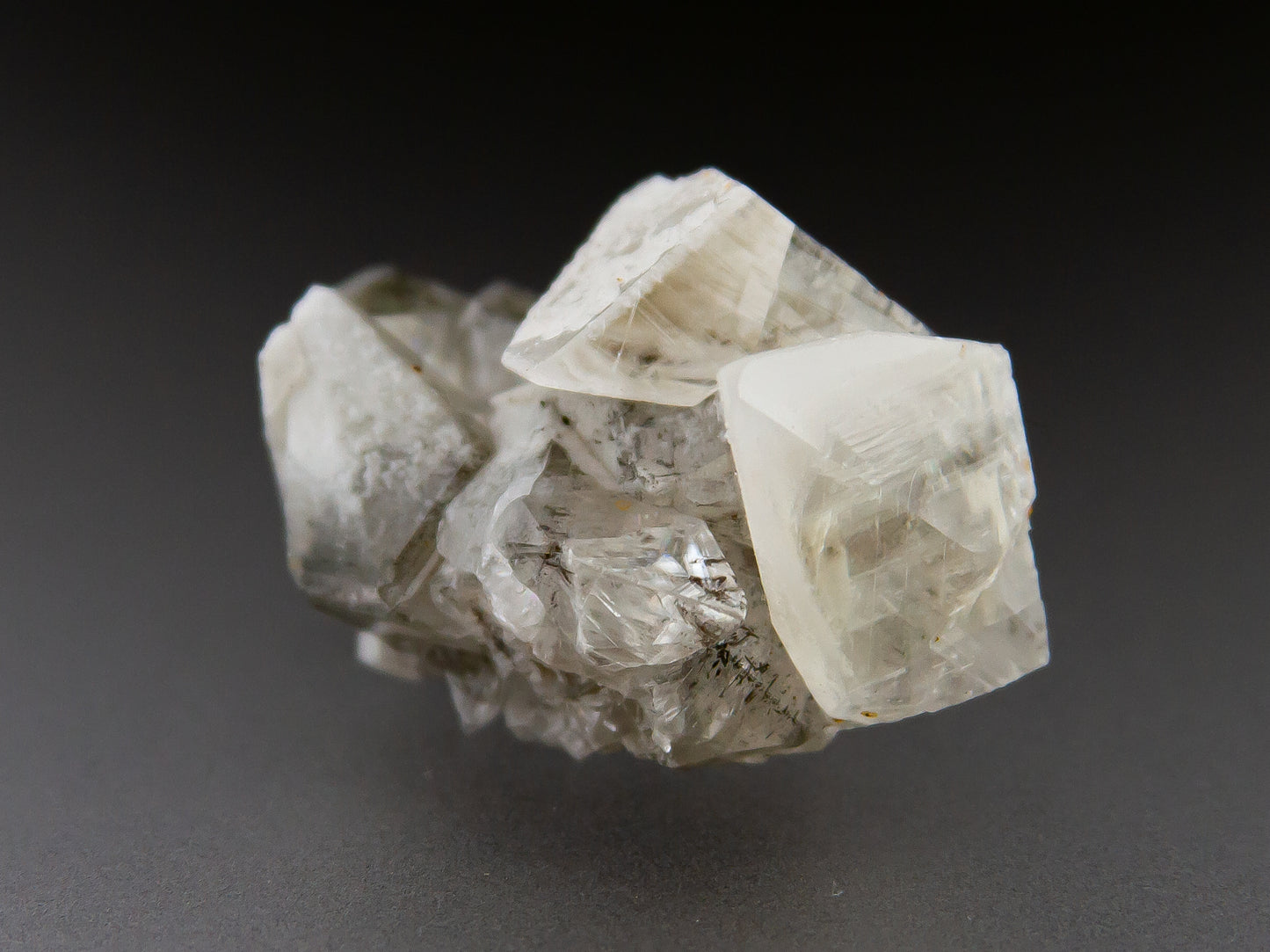 Calcite with Marcasite Inclusions