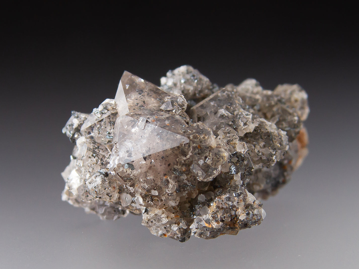 Quartz and Hematite Var. Specularite