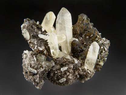 Calcite, Dolomite and Chalcopyrite