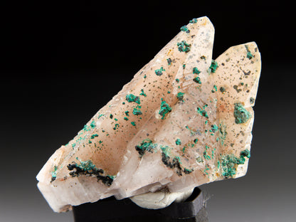 Calcite and Malachite