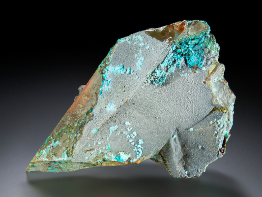 Quartz and Chrysocolla