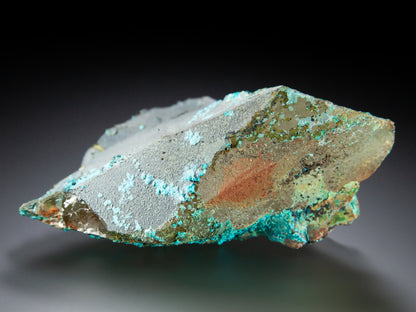 Quartz and Chrysocolla