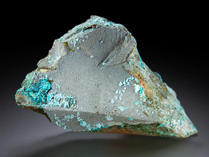 Quartz and Chrysocolla
