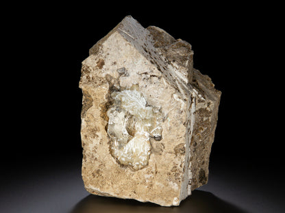 Quartz Var. Herkimer Diamond and Calcite