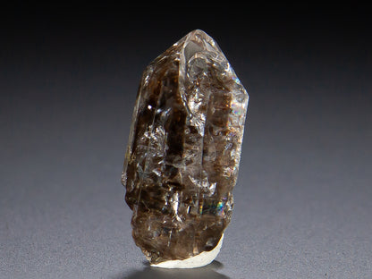 Quartz Var. Herkimer Diamond and Hydrocarbon