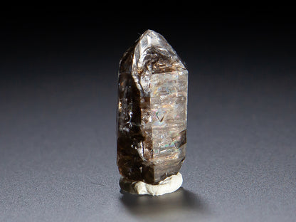 Quartz Var. Herkimer Diamond and Hydrocarbon