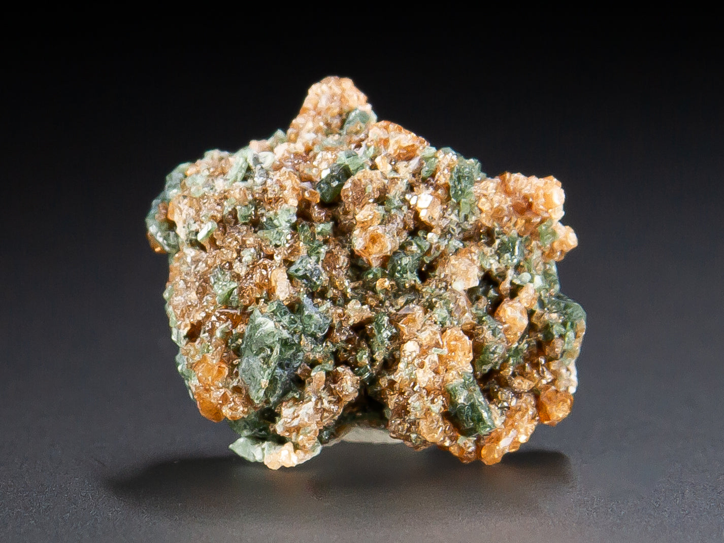 Grossular  and Actinolite