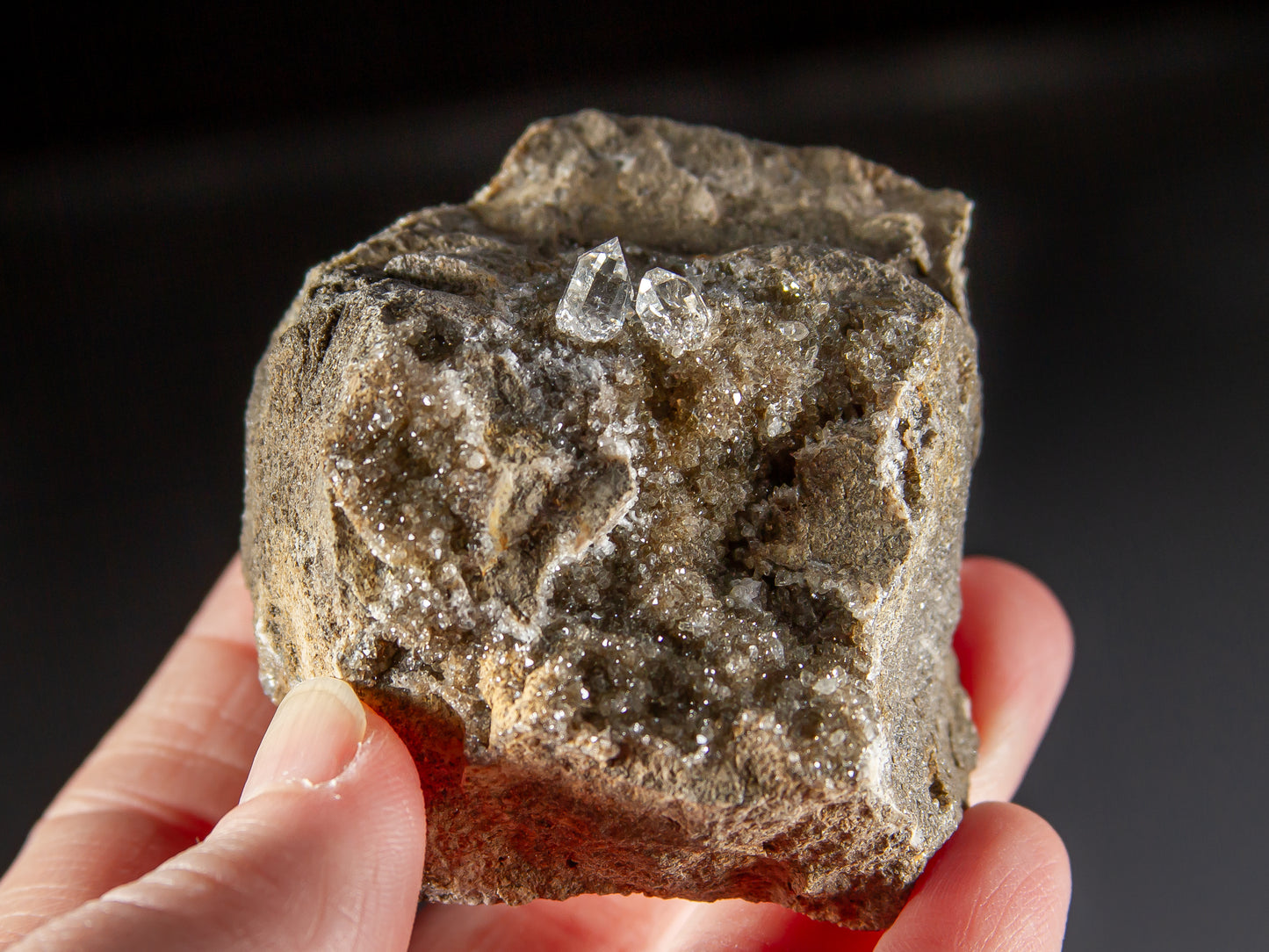 Quartz Var. Herkimer Diamond