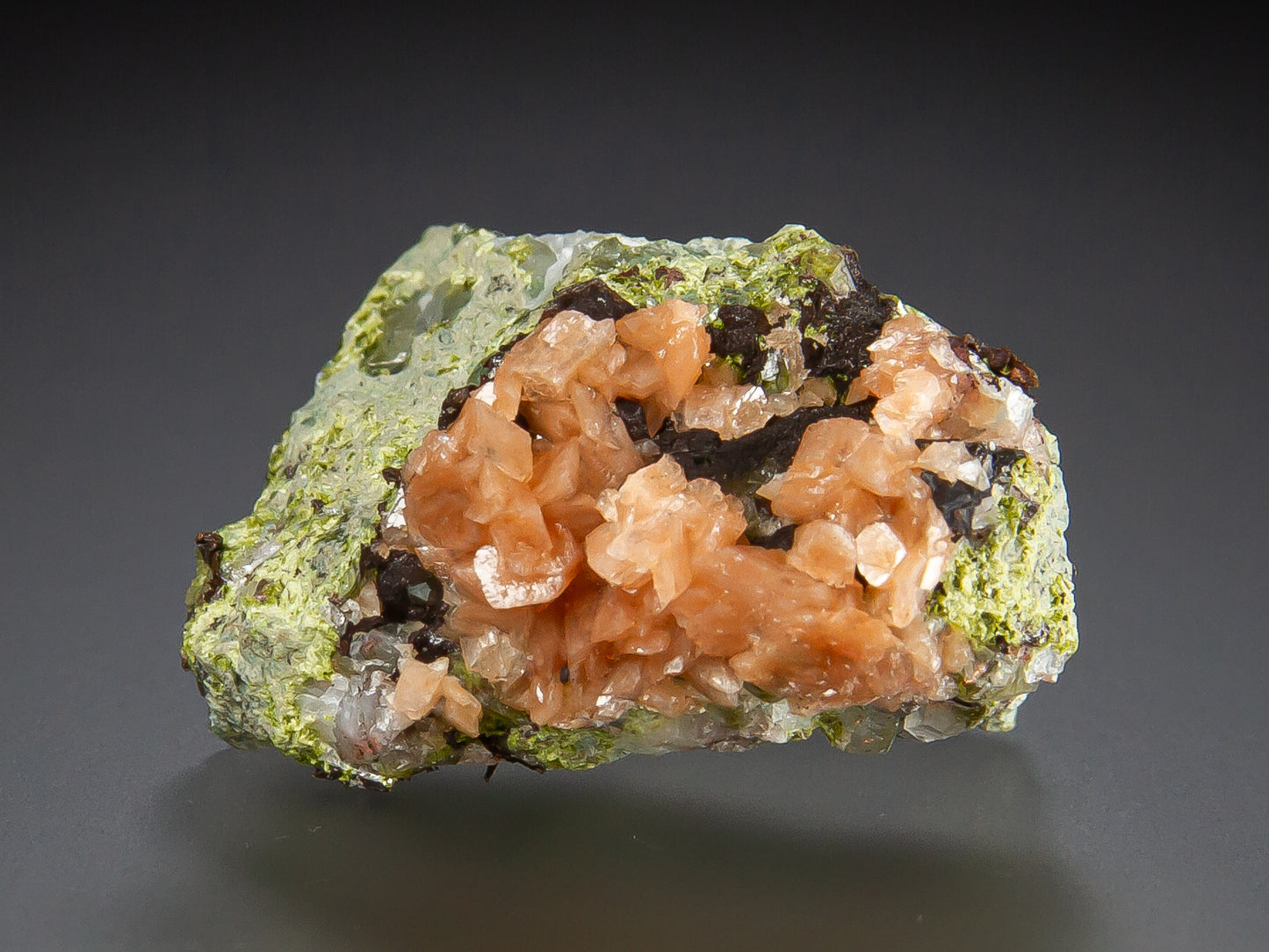 Microcline Var. Adularia and Native Copper