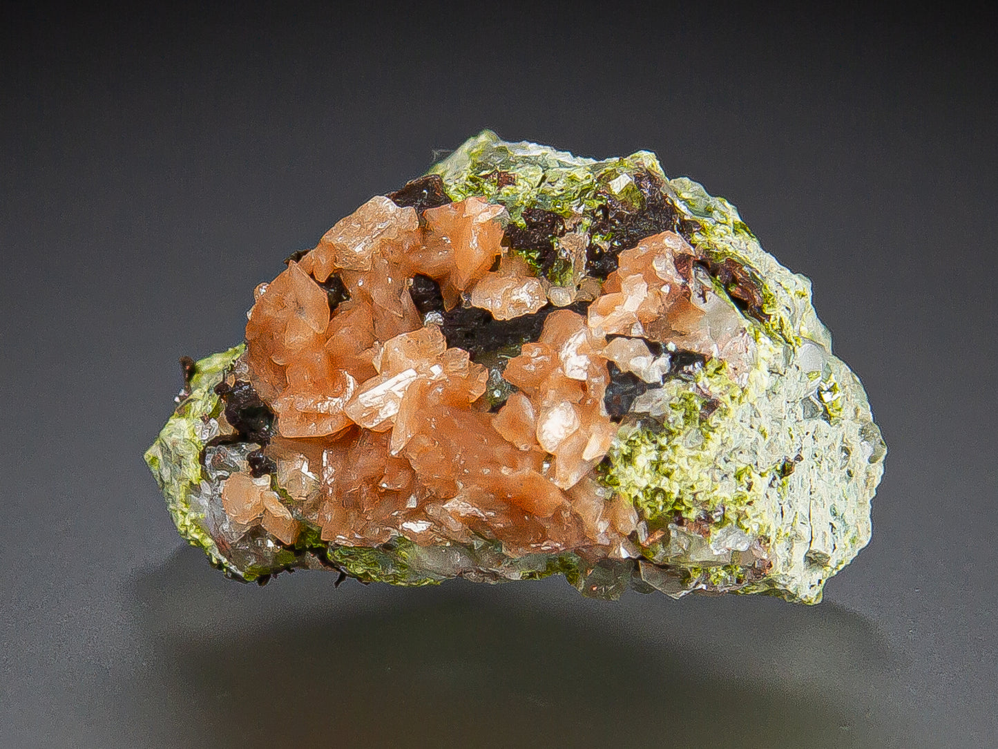 Microcline Var. Adularia and Native Copper