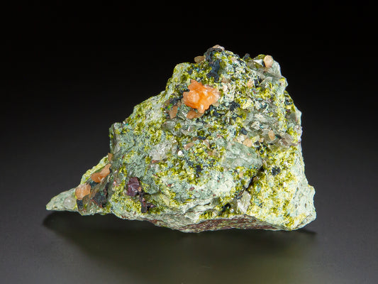 Microcline, Quartz, & Epidote