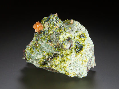 Microcline, Quartz, & Epidote