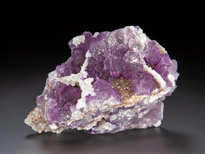 Fluorite and Orthoclase
