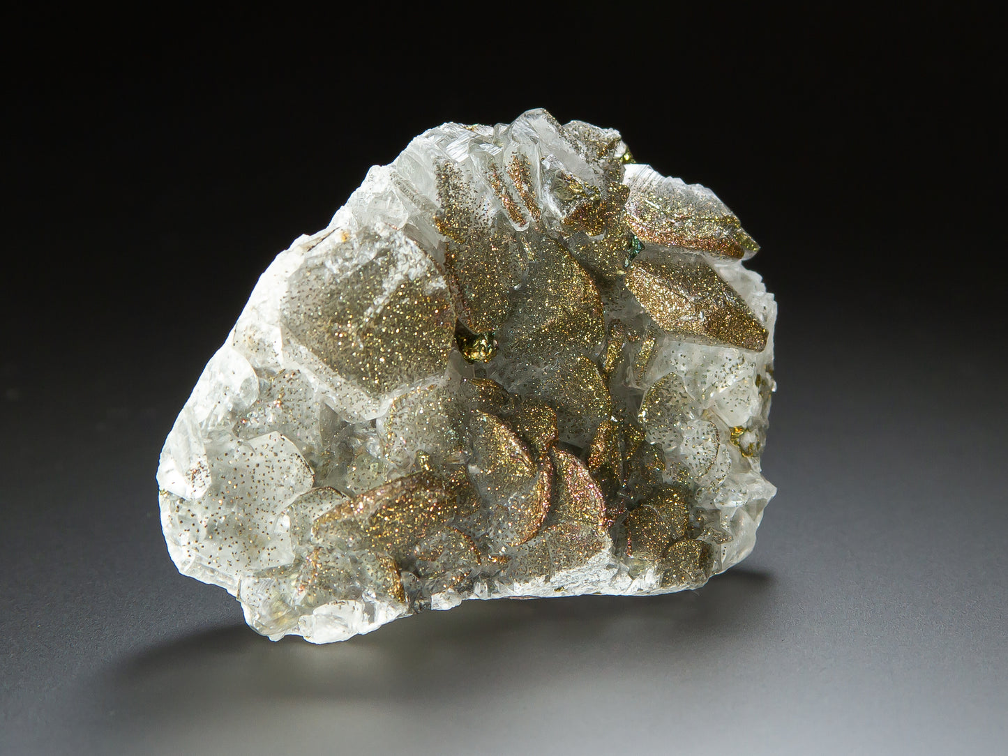 Calcite and Chalcopyrite