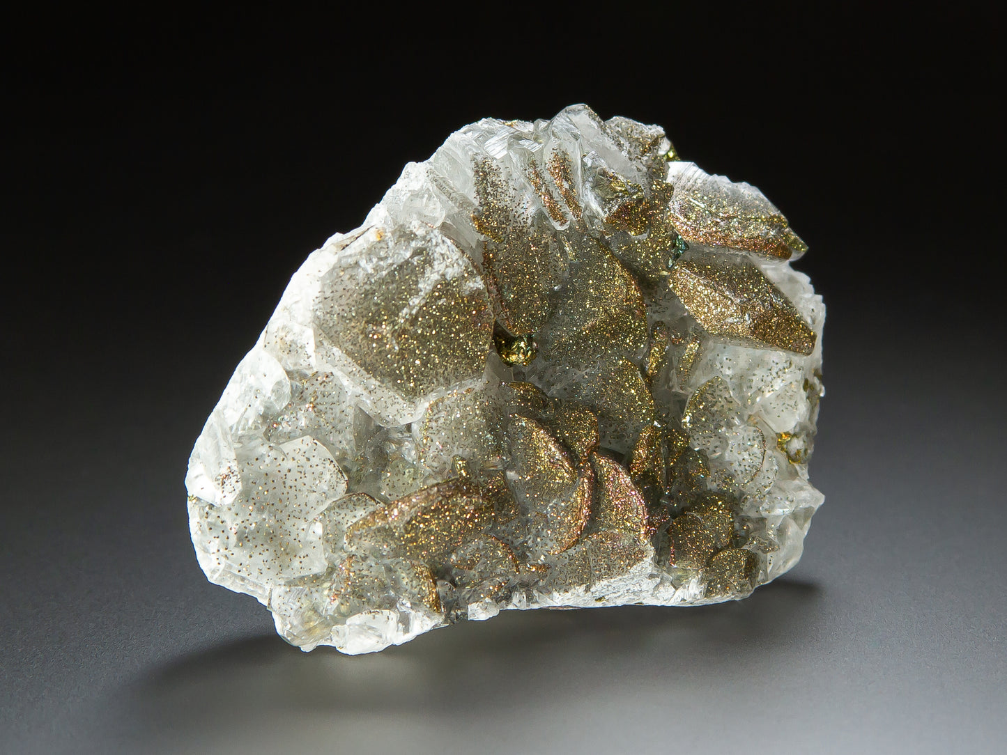 Calcite and Chalcopyrite