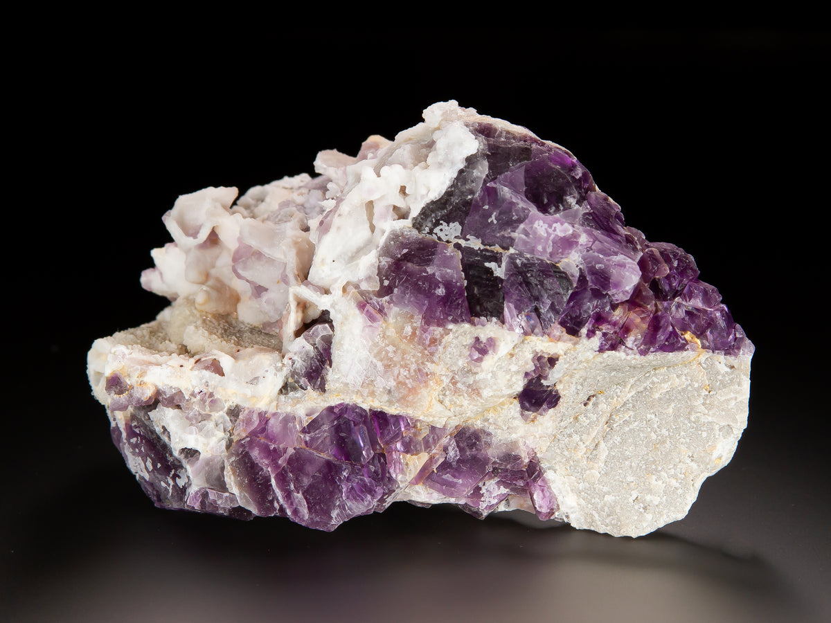 Fluorite and Quartz After Calcite