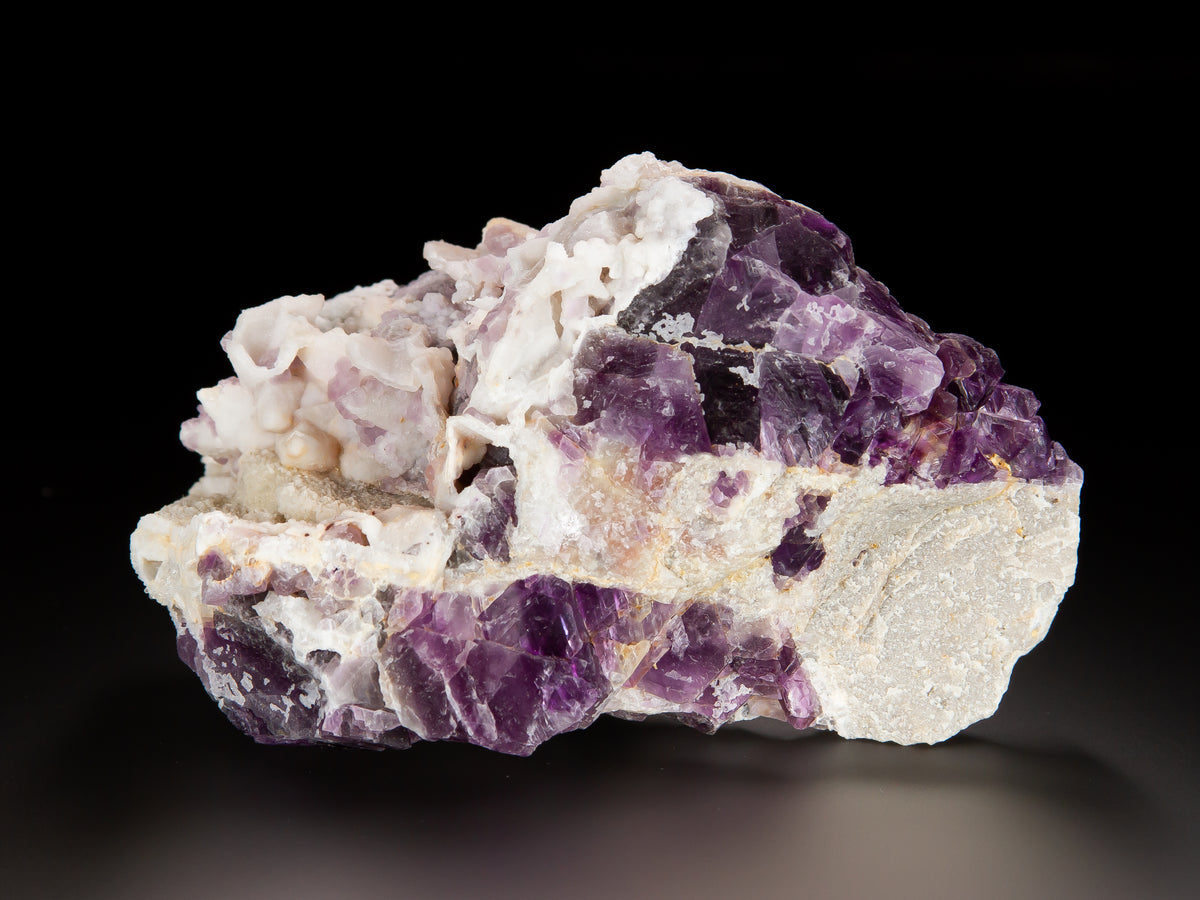 Fluorite and Quartz After Calcite