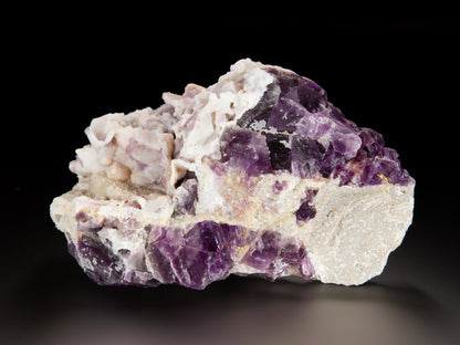 Fluorite and Quartz After Calcite
