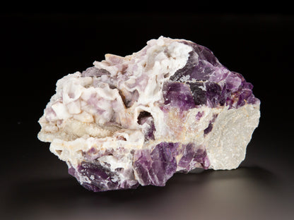 Fluorite and Quartz After Calcite