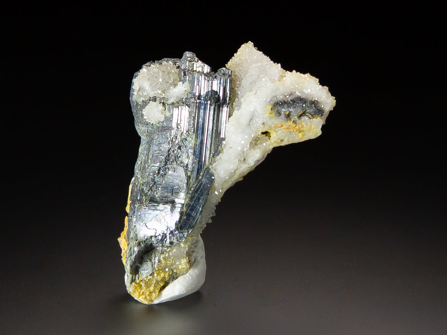 Stibnite and Quartz