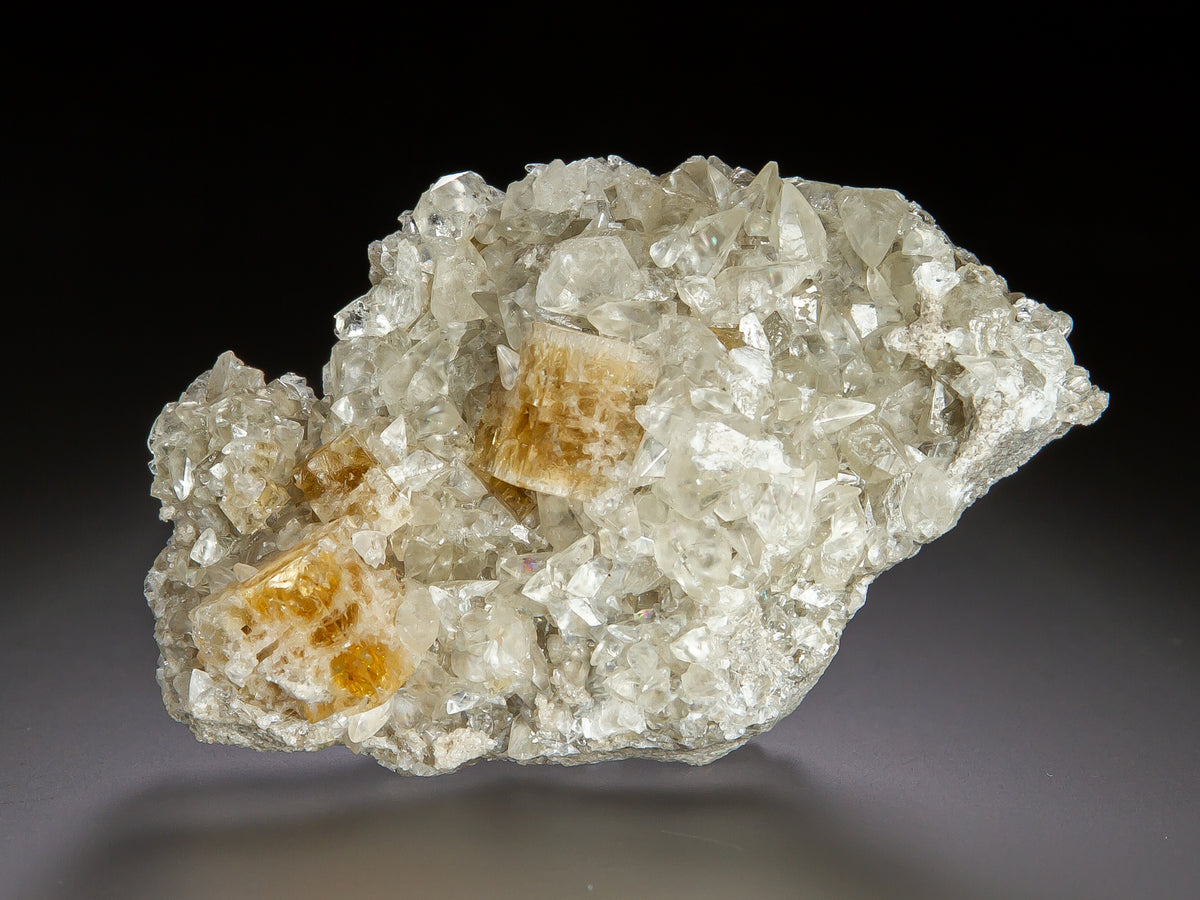 Fluorite and Calcite