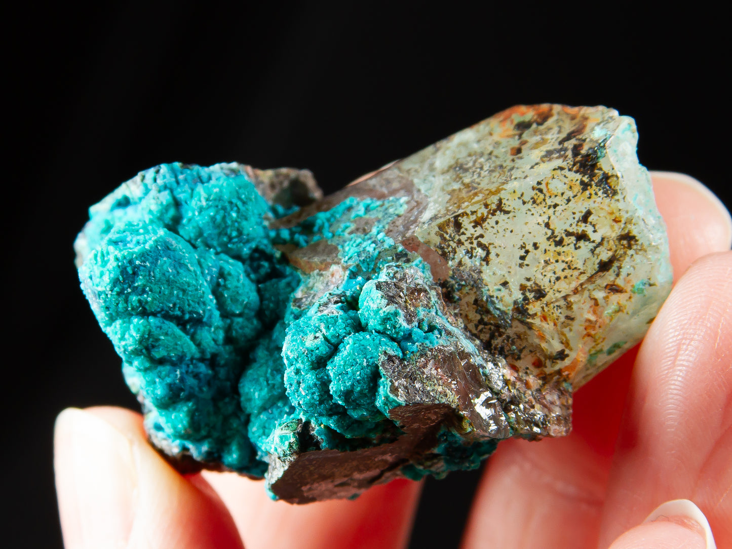 Chrysocolla & Quartz