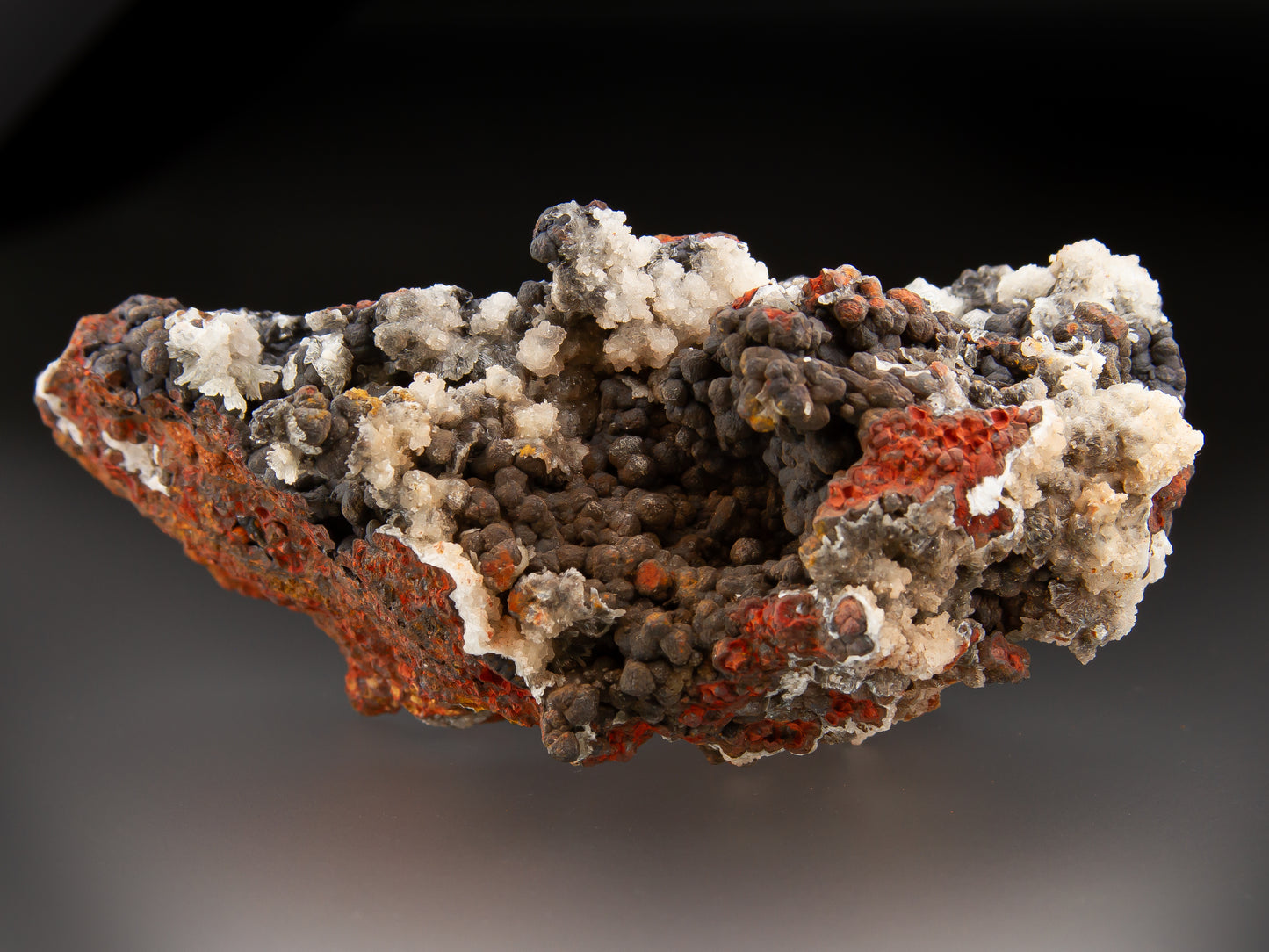 Adamite and Austinite on Goethite