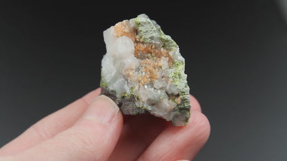 Quartz, Adularia, and Epidote on Amygdaloidal Basalt