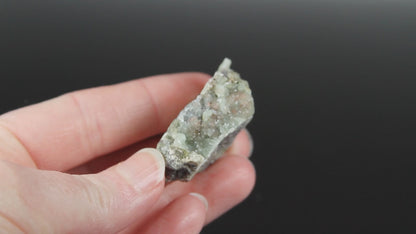 Prehnite with Copper Inclusions on Amygdaloidal Basalt