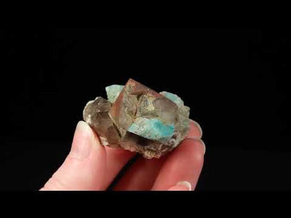 Quartz Var. Smoky and Microcline Var. Amazonite