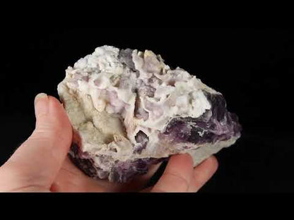 Fluorite and Quartz After Calcite