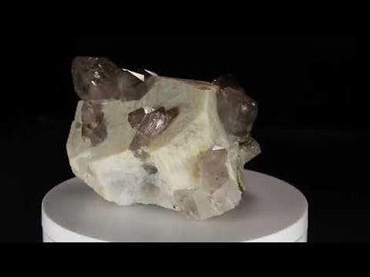 Smoky Quartz on Microcline