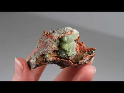 Prehnite, Native Copper, and Microcline