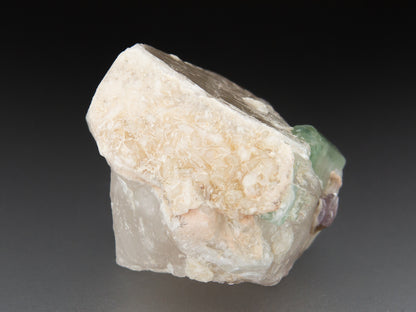 Tourmaline on Quartz with Lepidolite