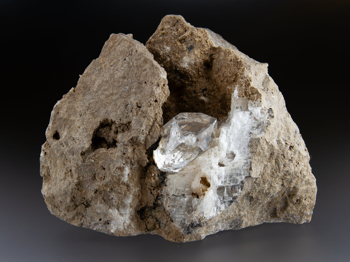 Quartz Var. Herkimer Diamond